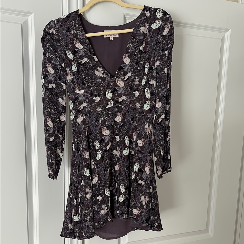 Floral Long Sleeve Dress